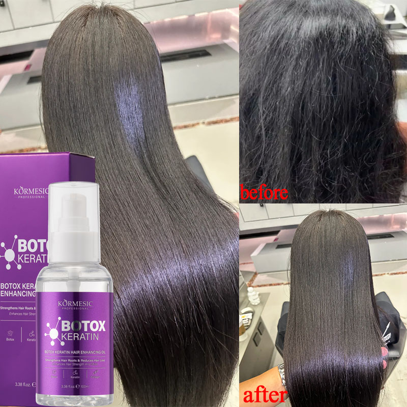 Hair Care Korean Products - Magisches Keratin-Haarstärkungsöl Schnelle Haarregeneration Weich Glänzend